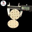 High Strength Round 99 Al2o3 Ceramic Plate Disk with Custom Holes
