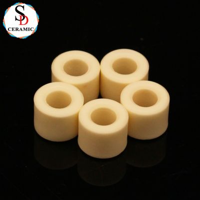 Wear-resisting 99 Alumina Ceramic Insulator Bushing Pipe for Custom Processing