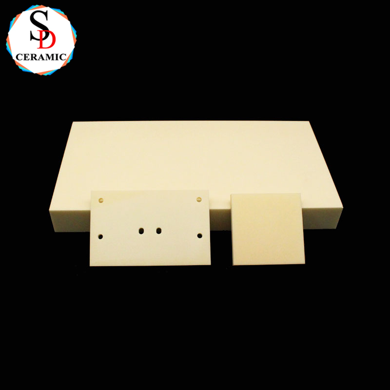 Heat Resistant Ceramic Substrate 99 Alumina Plate Block for Refractory Applications