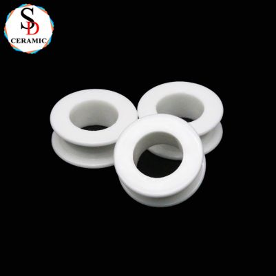 High Quality Polished Steatite Ceramic Guide Roller for Industrial Application