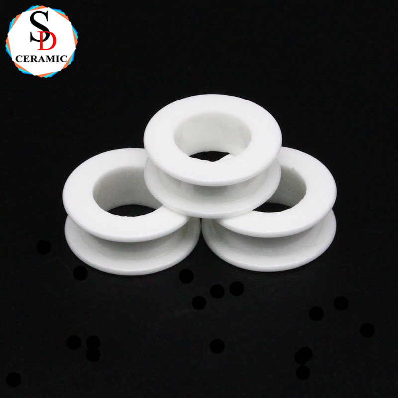 High Quality Polished Steatite Ceramic Guide Roller for Industrial Application