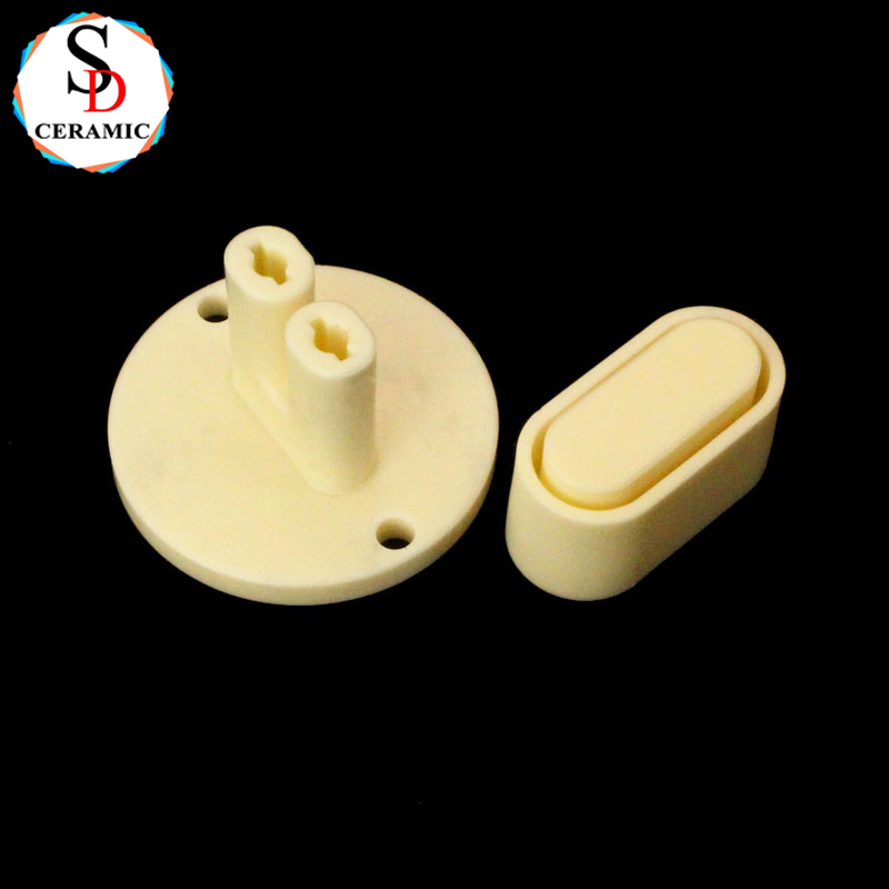 OEM Hot Injection Moulding 99 Alumina Ceramic Insulator Block for Semiconductor Implant