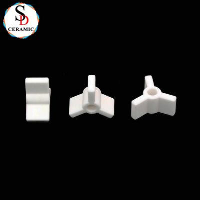 Triangular 95 Alumina Ceramic Bracket Ceramic Structural Components for Igniters