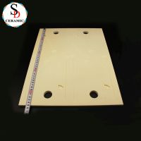 Precision Machining Large Porous 99 Al2O3 Alumina Ceramic Board