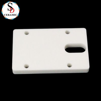 CNC Machining Ceramic Substrate with Holes 95 Aluminum Oxide Ceramic Plate Sheet