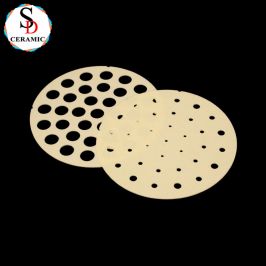 Factory Direct Sale Alumina Plates Non-standard Porous Ceramic Discs with High Quality