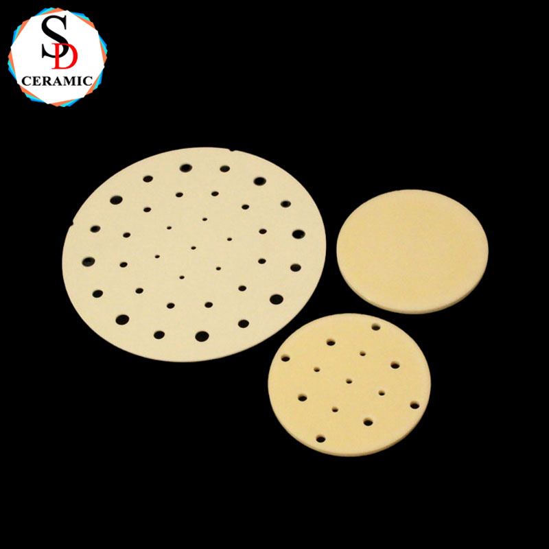 Factory Direct Sale Alumina Plates Non-standard Porous Ceramic Discs with High Quality
