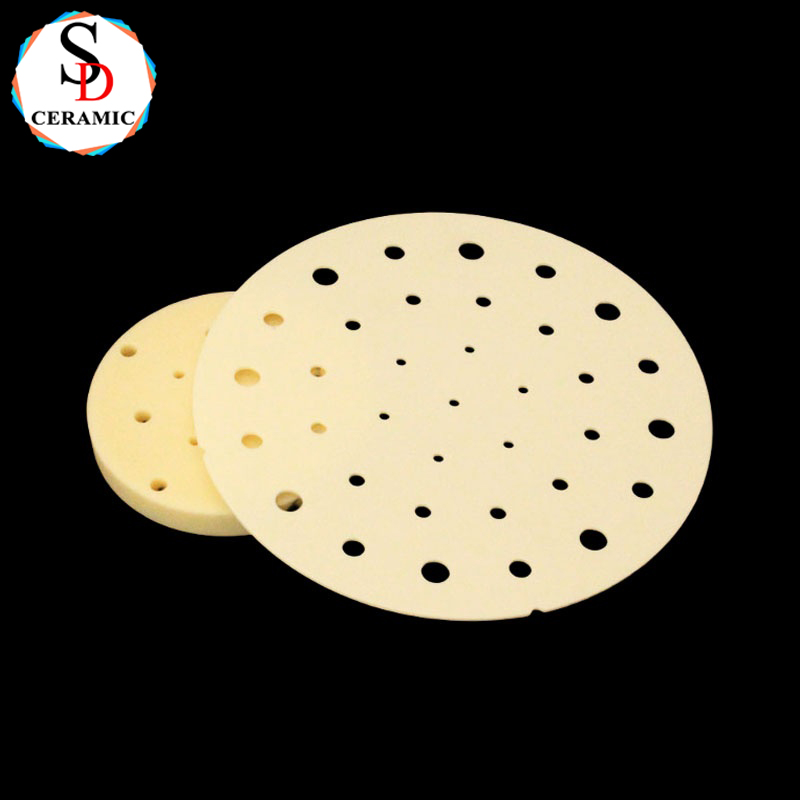 Factory Direct Sale Alumina Plates Non-standard Porous Ceramic Discs with High Quality