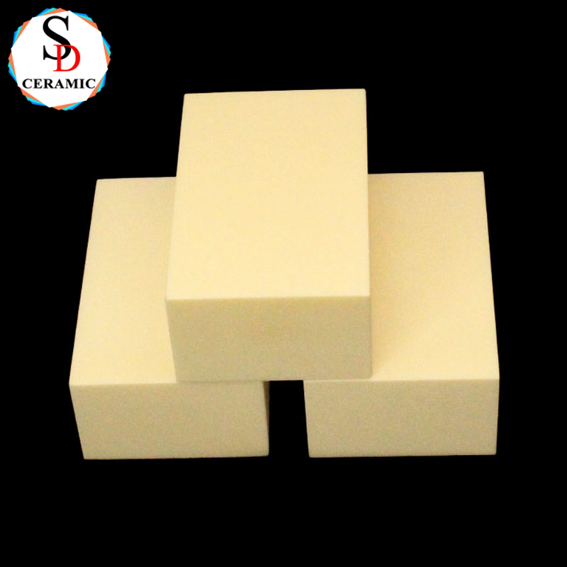 Customized High Alumina Ceramic Block Al2o3 Board for Casting Modelling Cutting