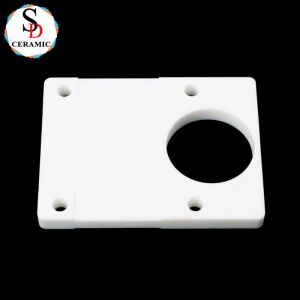 CNC High Precision 95 Alumina Ceramic Sheet Substrate with Holes Ceramic Structural Parts