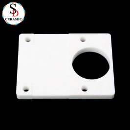 CNC High Precision 95 Alumina Ceramic Sheet Substrate with Holes Ceramic Structural Parts