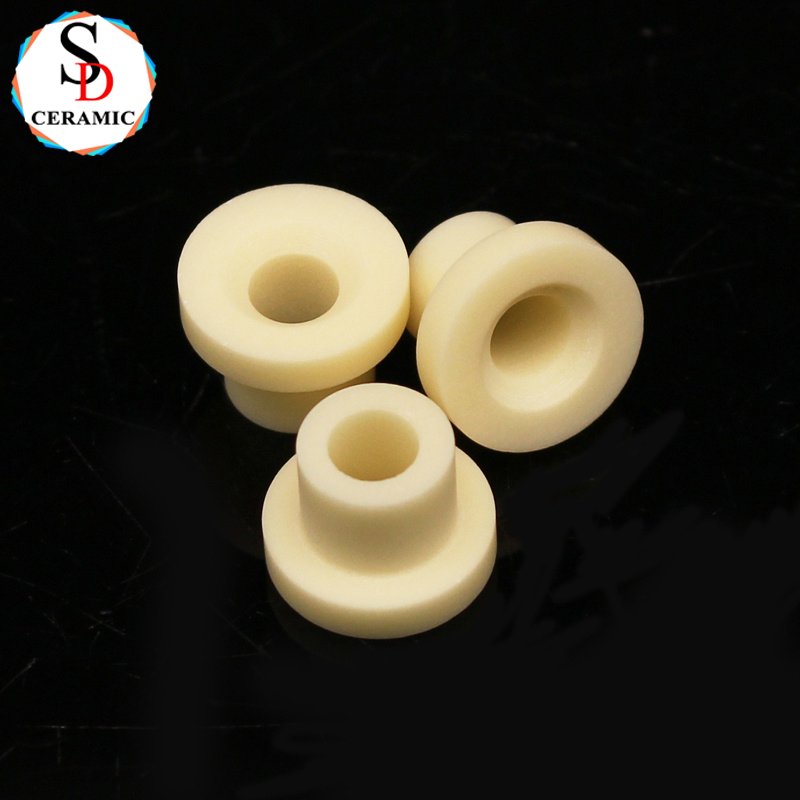 Good Wear Resistance 99 Alumina Ceramic Flange Bushing for Semiconductor