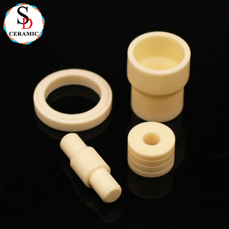 China Manufacturer 99 Structural Ceramic Ring Ceramic Part for Industrial Machinery