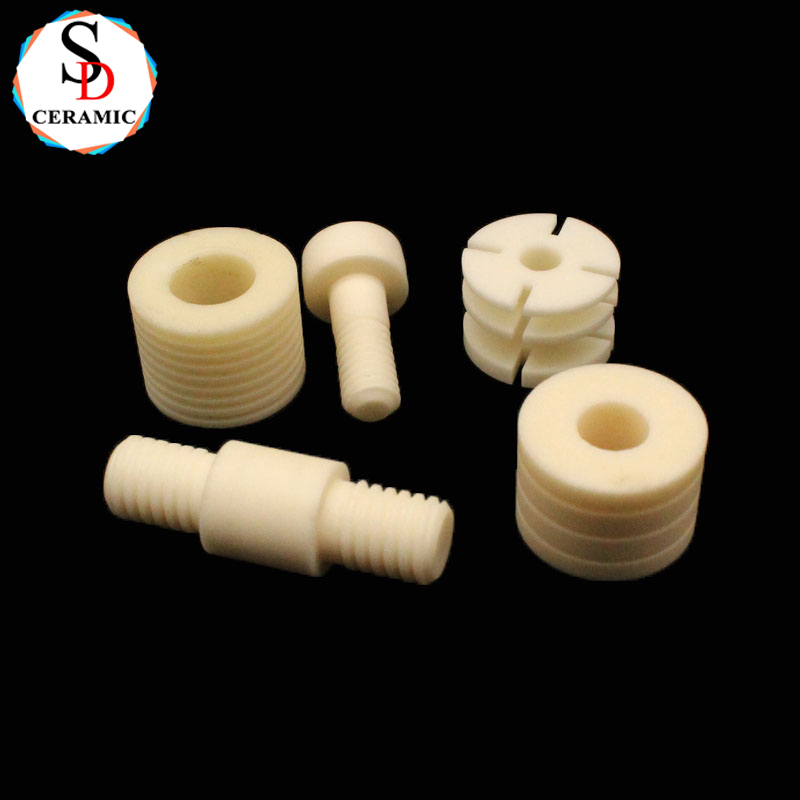 High Temperature Resistance Structural Ceramic Alumina Ceramic Screw Ceramic Bolt