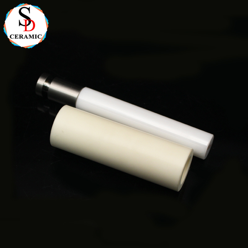 Professional Customized Polished Zirconia Piston Ceramic Plunger Rod with Cutting Services