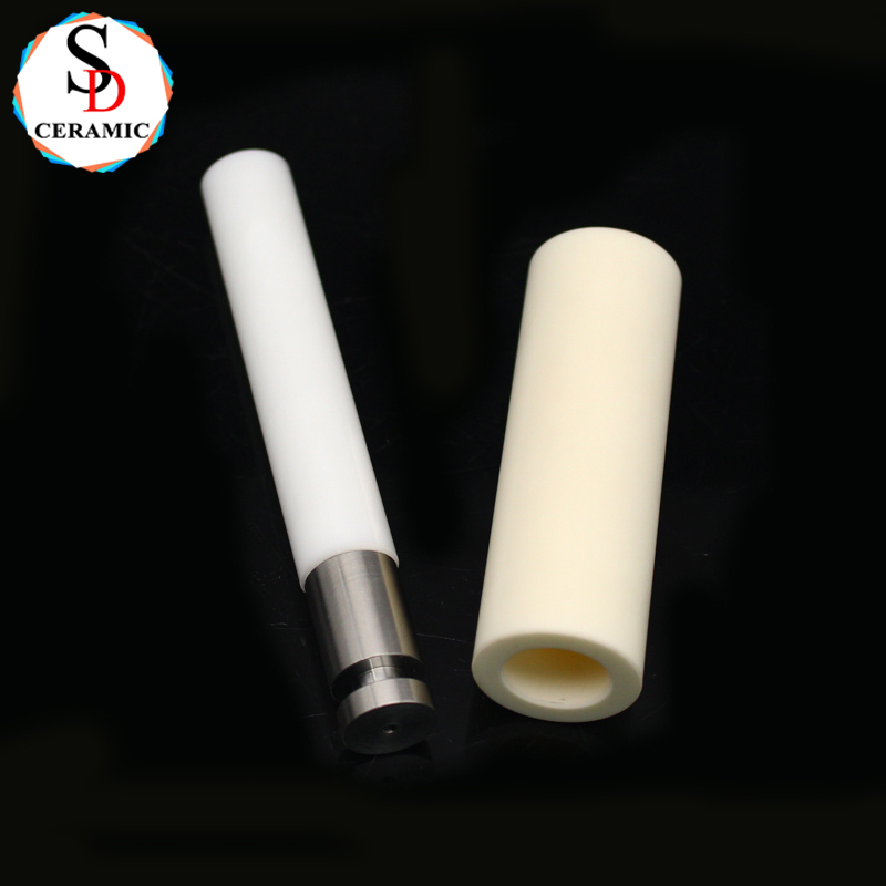 Professional Customized Polished Zirconia Piston Ceramic Plunger Rod with Cutting Services