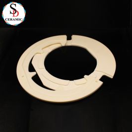 Hot Selling High Density Circular 99 Alumina Ceramic Gasket for Industrial Applications
