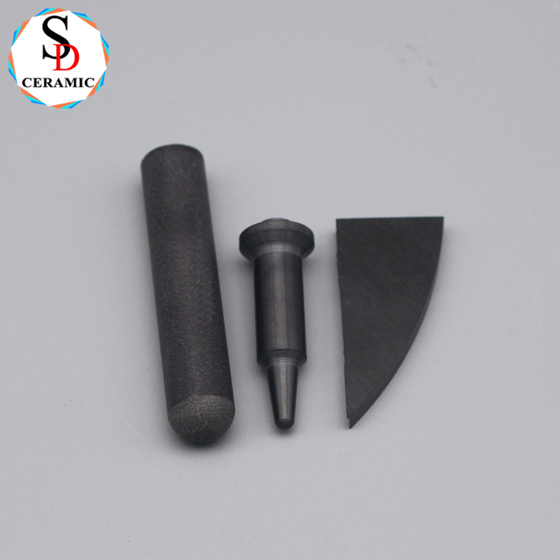 Precision Ceramic Black Si3n4 Silicon Nitride Ceramic Guide Pin Ceramic Dowel Pin