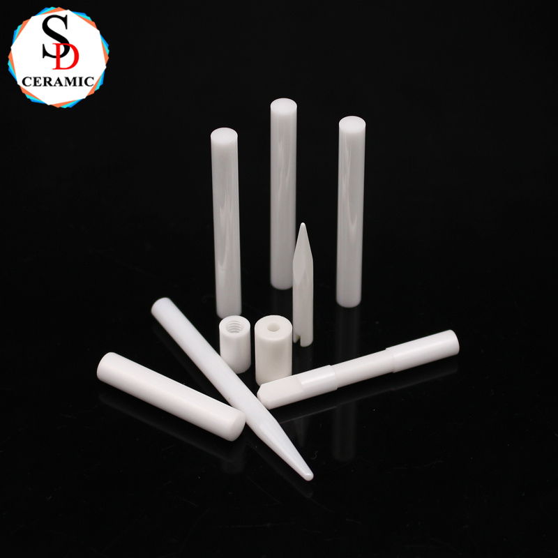 High Hardness Ceramic Plate Zirconia Ceramic Parts Porcelain Rods